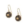 Wholesale Vintage Sun Moon Diamond Pendant Earrings
