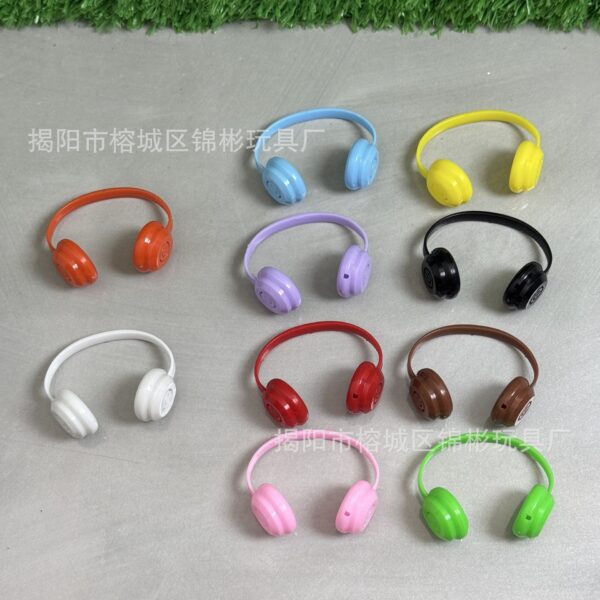 Wholesale Doll colored multi specification headphones Doll Accessories