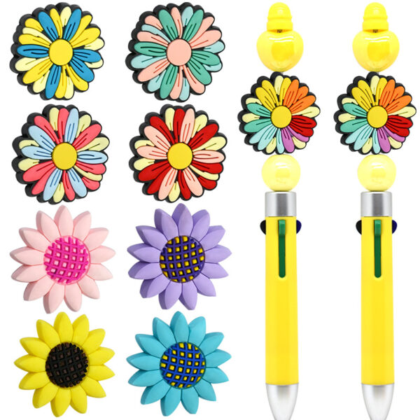 O1CN01zHut691t0m7KR2VXB_2207248195840-0-cib Wholesale Random Candy colored Flower Focal Beads