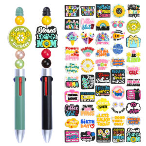 Wholesale Random 100pcs Creative Phrase Series Focal Beads