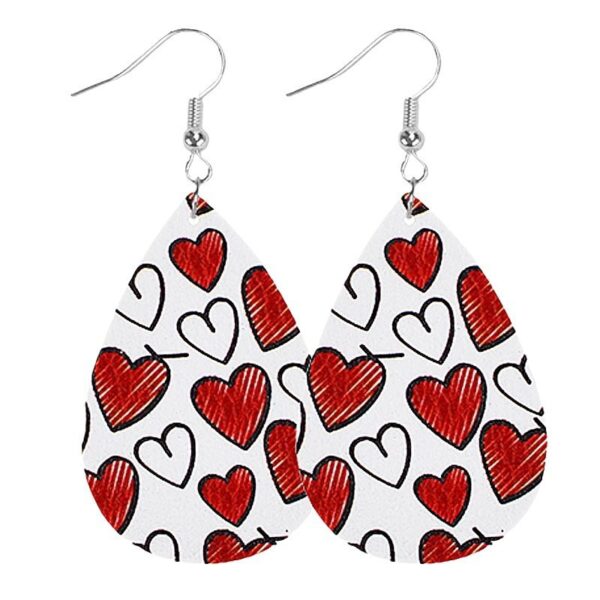 O1CN01zJN8Gw1xkoOTx1p6F_2220909206482-0-cib Wholesale Lover Water saving Drop shaped Love Red Lips Cute Pattern Acrylic Earrings