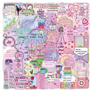 Inspirational quotes aesthetics a-50pcs (laser water broken glass)