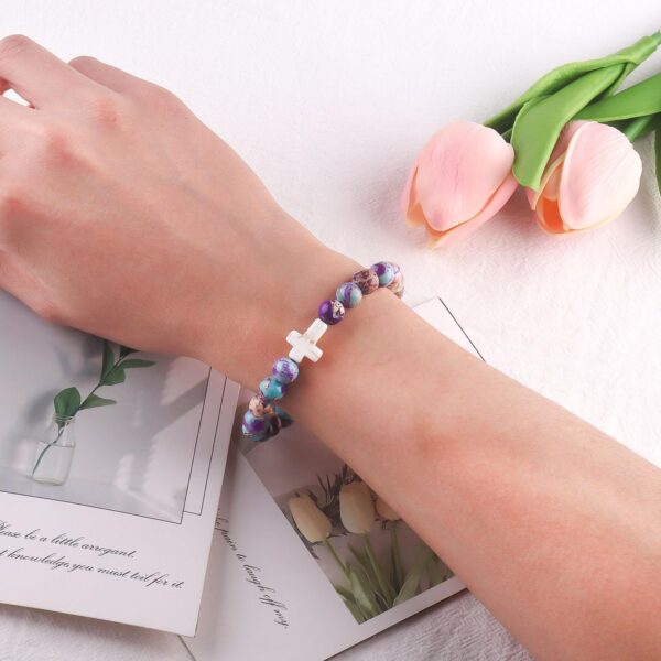 Wholesale Easter Cute Bunny Pendant Girl Soft Pottery Bracelet