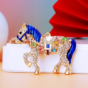 A771 full diamond pony sapphire blue / Single OPP bag packaging