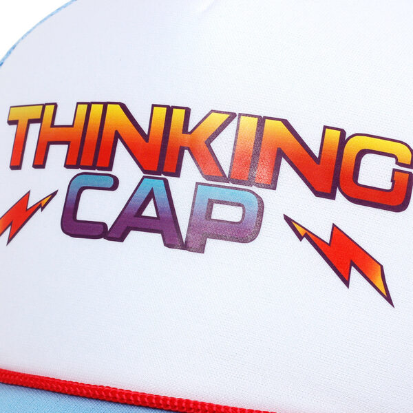 Wholesale Blue and white color letter splicing duckbill cap OLY Exclusive