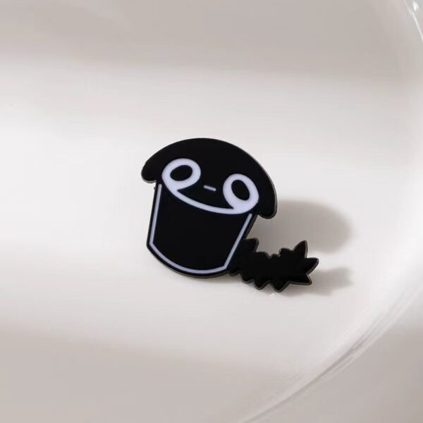 O1CN01zNwC4X1b5fHCnoYiI_2221167713414-0-cib Wholesale Cartoon Little Black Cat Black Kitten Brooch