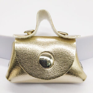 Bright gold handbag