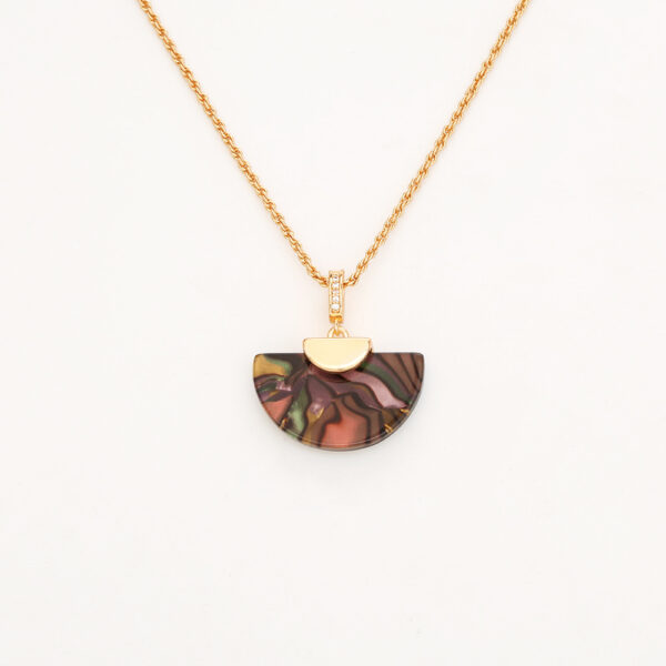 O1CN01zQce4A1yQwpzPnhcP_2216347276574-0-cib Wholesale Colorful fan-shaped abalone shell necklace