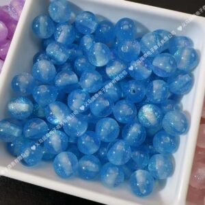 8mm hole 2.0mm blue / Starry sky cat eyes
