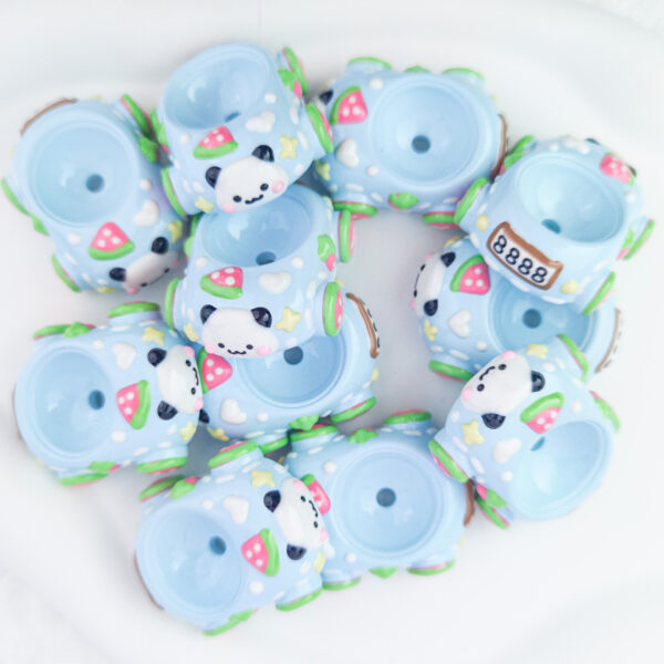Wholesale Hand-made Diy Through-hole Beaded Mobile Phone Chain Sliding Hand-painted Big Car Beaded Pen Aessories
