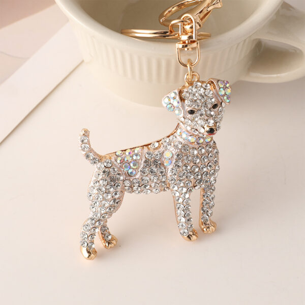 O1CN01zZFLKa2A5DKCwBgHZ_1874418151-0-cib Wholesale Colorful Zodiac Dog Rhinestone Metal Keychain