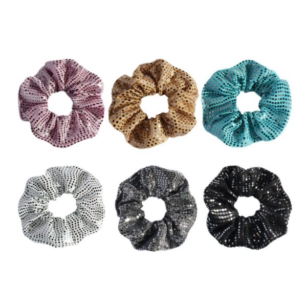 Wholesale Sequin Large Intestine Hair Scrunchies