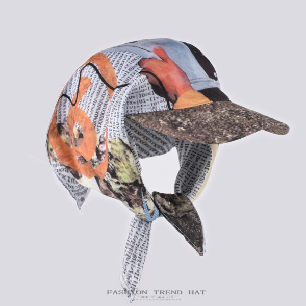 Wholesale Curved brim bandana baseball cap heavy duty hip hop headwrap hat