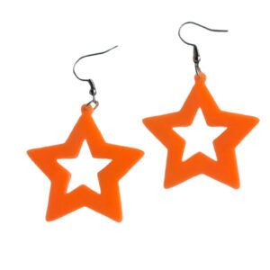 Orange five-pointed star
