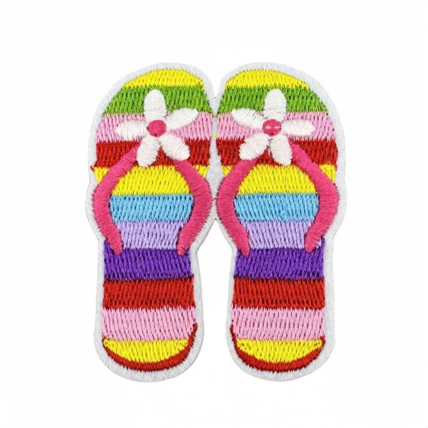 Wholesale Summer Cartoon Beach Embroidery Travel Decorative Cloth Stickers