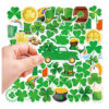 Wholesale St. Patrick's Day Four-Leaf Clover Car Series Waterproof Vinyl Stickers