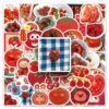 O1CN01zdy25r1kMugWbs3h8_2208066194670-0-cib Wholesale 50 Pieces of Tomato Ins Style Graffiti Stickers, Personalized Cross-Border Small Fresh and Cute Decorative Water Cup Mobile Phone Case DIY Stickers