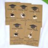 Wholesale Graduation Cap Compass Braided Rope Personalized Keychain