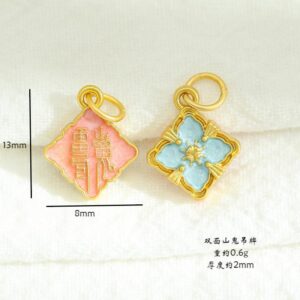 Double-sided mountain ghost tag