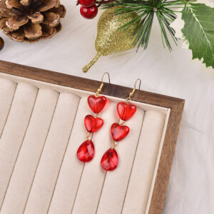 Love drop earrings