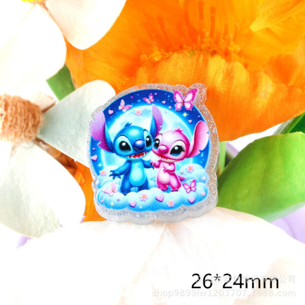 Wholesale 10pcs Cartoon Animal DIY Acrylic Beaded Crafts