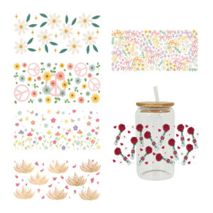 Wholesale UV Transfer Paste Glass Crystal Label Crystal Paste 16OZ UV DTF WRAPS