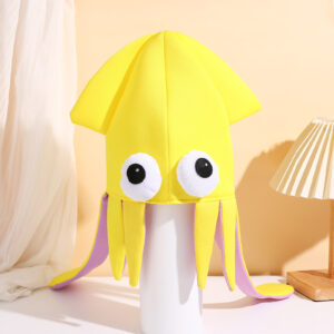Customized yellow octopus hat / All yards