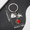 O1CN01zp9y2W2KpbcThB4Vu_2217654629606-0-cib Wholesale Valentine's Day Series Angel Love LOVE Keychain