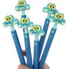 Wholesale Cartoon Gary Snake Retractable Ballpoint Stress Relief Plastic Pen OLY Exclusive