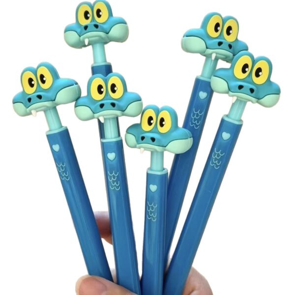 Wholesale Cartoon Gary Snake Retractable Ballpoint Stress Relief Plastic Pen OLY Exclusive