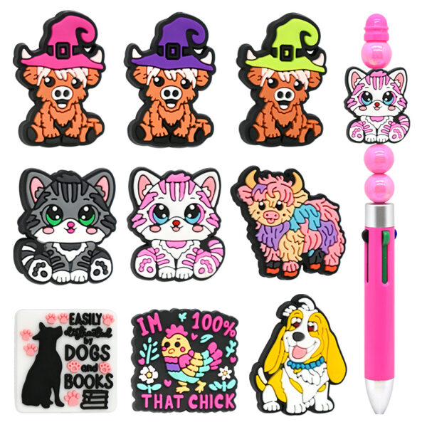 O1CN01zq1RDf1t0m2Rm0wbA_2207248195840-0-cib Wholesale Random Easter Animal Beads DIY Focal Beads