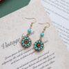 Wholesale handmade niche earrings, retro, elegant, and simple earrings, delicate stud earrings