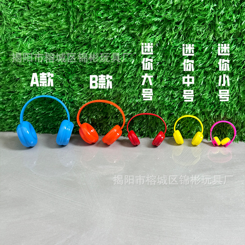 Wholesale Doll colored multi specification headphones Doll Aessories