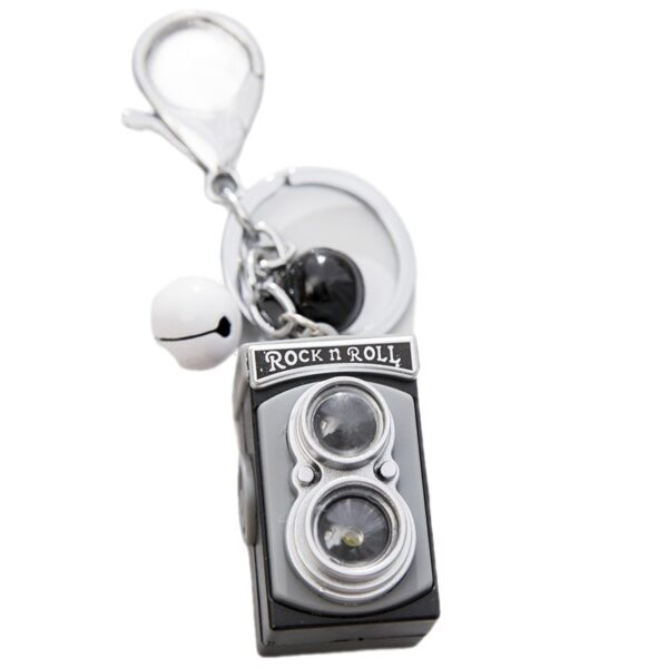 Wholesale camera pendant LED sounding luminous keychain