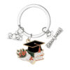 Wholesale New Fashion 2026 Doctorate Hat Graduation Certificate Bachelor's Hat Book Hat Scroll Keychain Key Ring Pendant