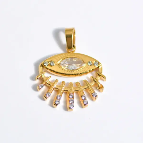 PVD Coated 18K Gold Real Gold Plated Geometric 304 Stainless Steel Retro Waterproof Non Tarnish 304 Stainless Steel Oval Buckle Necklace