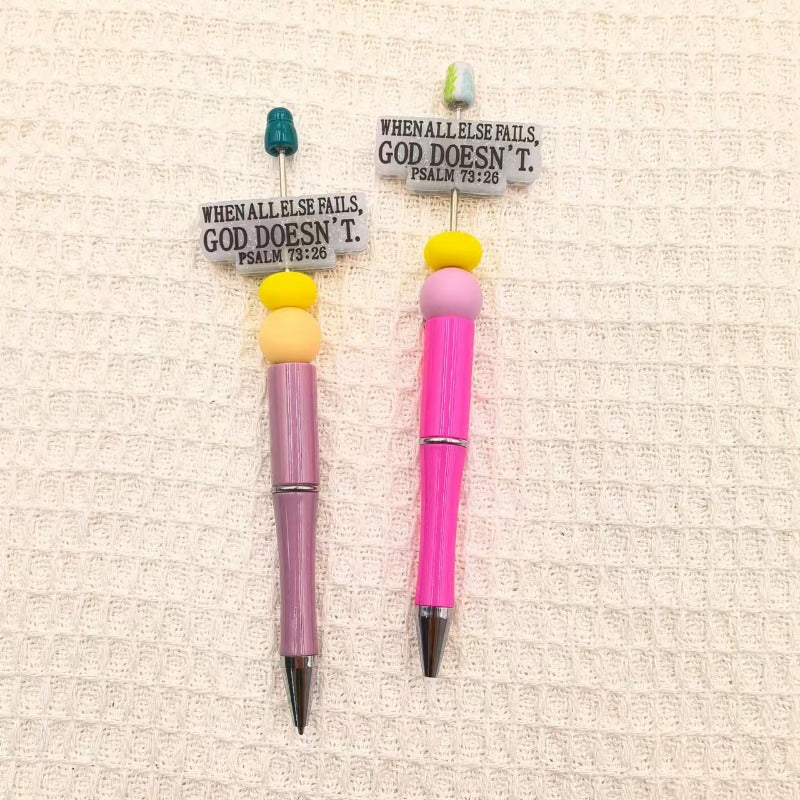 Wholesale English Letters Silicone DIY Loose Beads