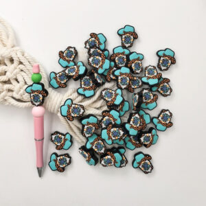 Wholesale 10pcs Silicone Beads Cartoon Focus Beads Creative Multifunctional Beads