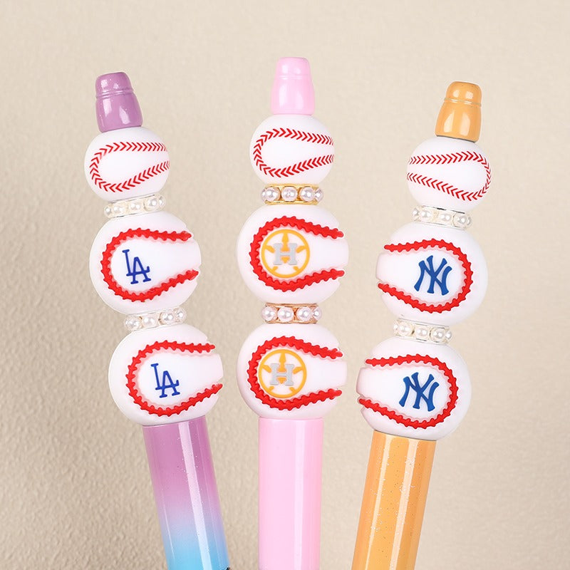 Wholesale 3D Stereoscopic Tennis Letter Creative Design Simple Beads