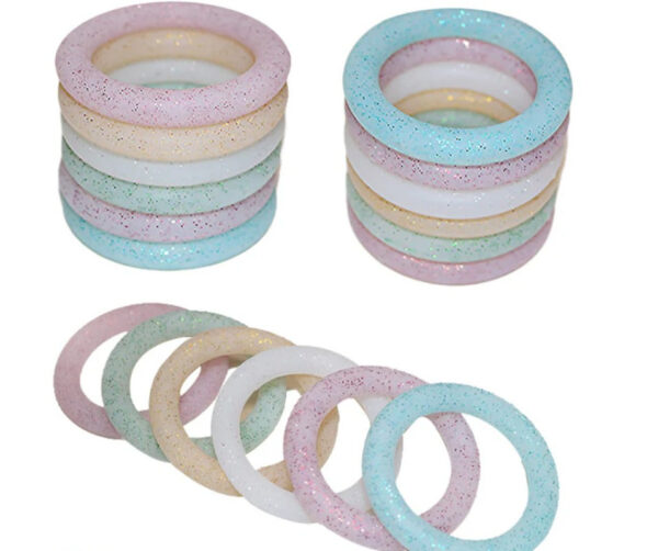 d7da600a8fba354660ca1d66605bb38e Wholesale 20PCS Glitter Silicone Ring