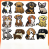 Wholesale 10PCS Pet Dog Cartoon Silicone Beads