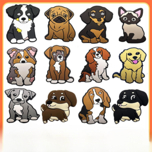 Wholesale 10PCS Pet Dog Cartoon Silicone Beads