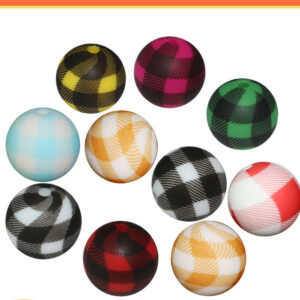 e6aad255b76d374754bfa980cc8df068 Wholesale 10PCS 15mm Watermark Silicone Color Lattice Beads