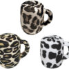 Wholesale 10PCS Leopard Print Water Cup Silicone Beads