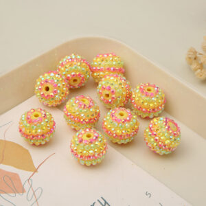 eb66b2741181266a912c4802afddfc61 Wholesale 5pcs 20MM Diamond Beads Bubblegum Beads
