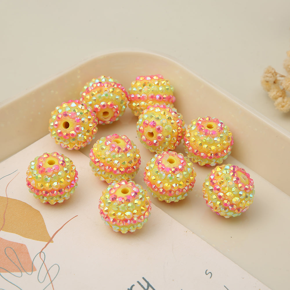 Wholesale 20MM Diamond Beads Bubblegum Beads