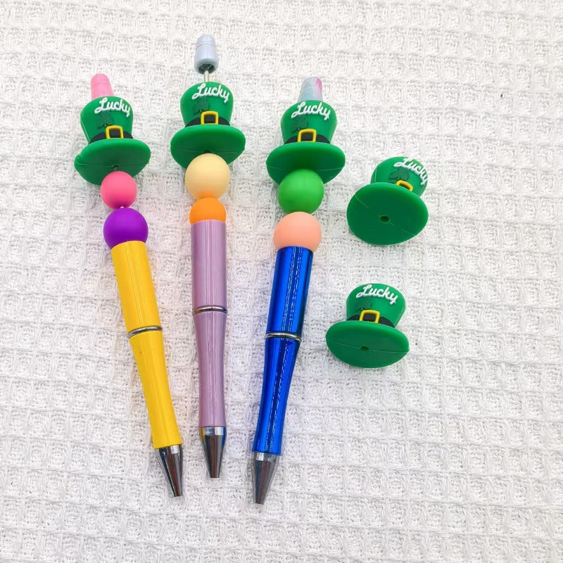 Wholesale 3D Three-leaf Cap Silicone Beads