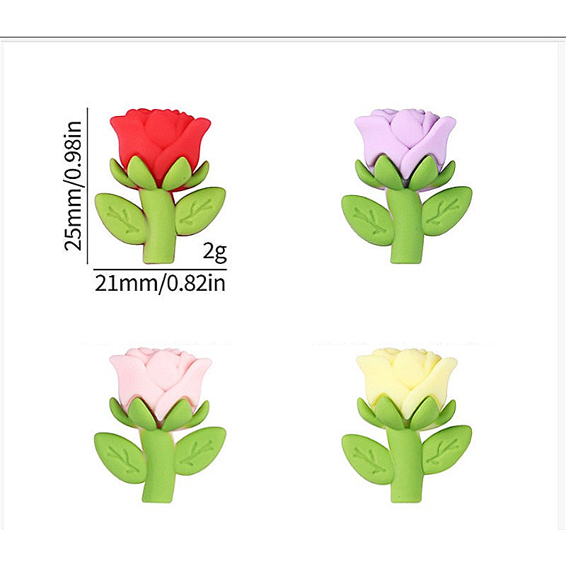 Wholesale New Thanksgiving 3D Turkey Silicone Beads