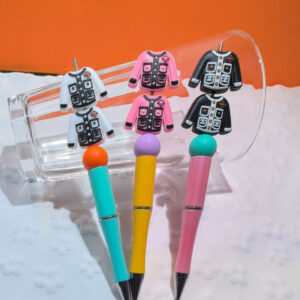 Wholesale 2D Creative Pattern silicone beads DIY beads 10pcs/pack OLY Exclusive