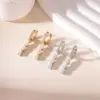 Wholesale Ion Plating (IP) 16K Gold Platinum Real Gold Plated Water Droplets 304 Stainless Steel Sexy Streetwear Waterproof Non Tarnish Drop Earrings